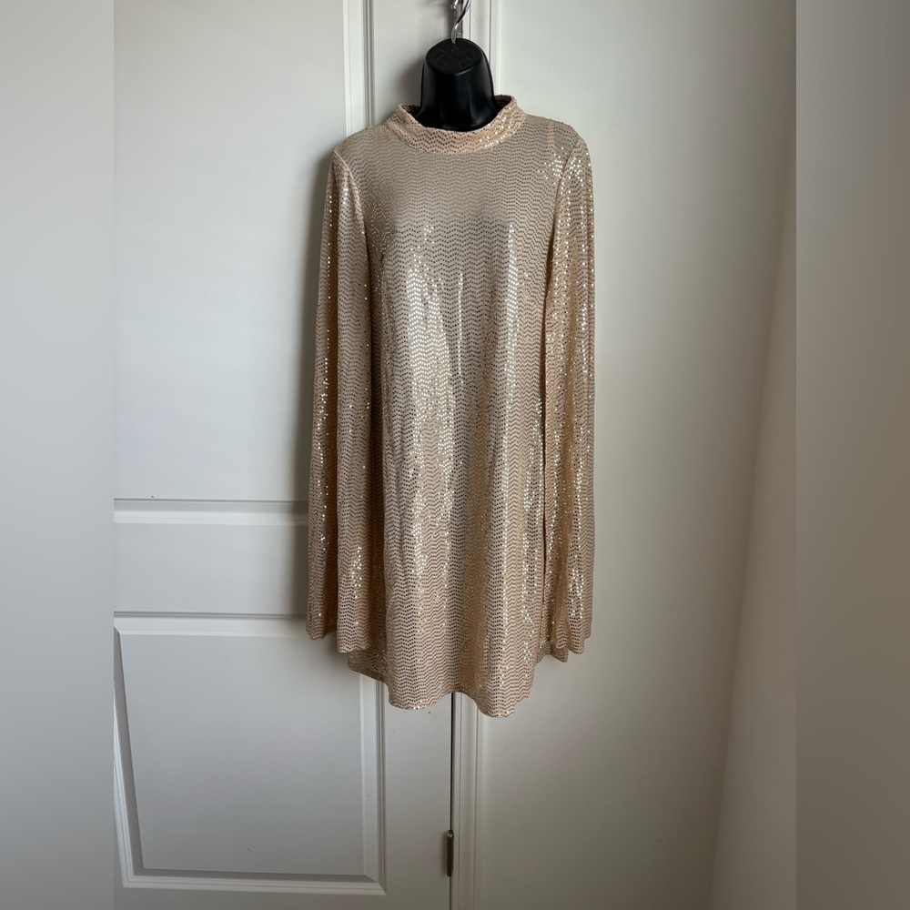Glamour Gold Sequin dress